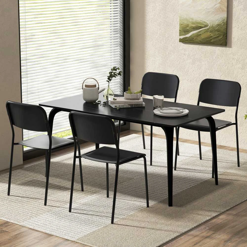 Promotions Valgomojo kėdžių komplektas, 4 vnt., 48,3x44,5x81,3 cm, balta