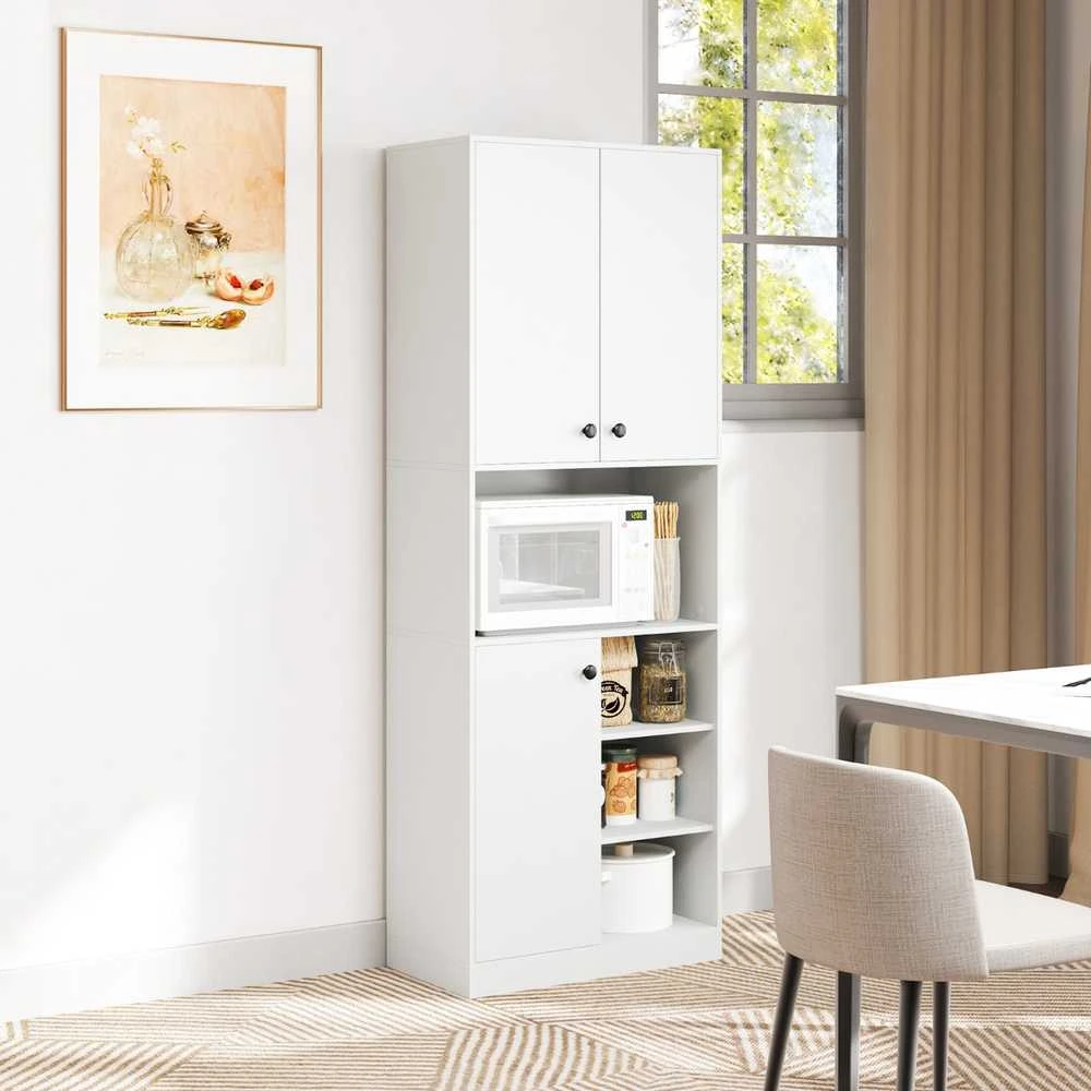 Promotions Virtuvės sandėliavimo spinta, 60x33x166 cm, balta