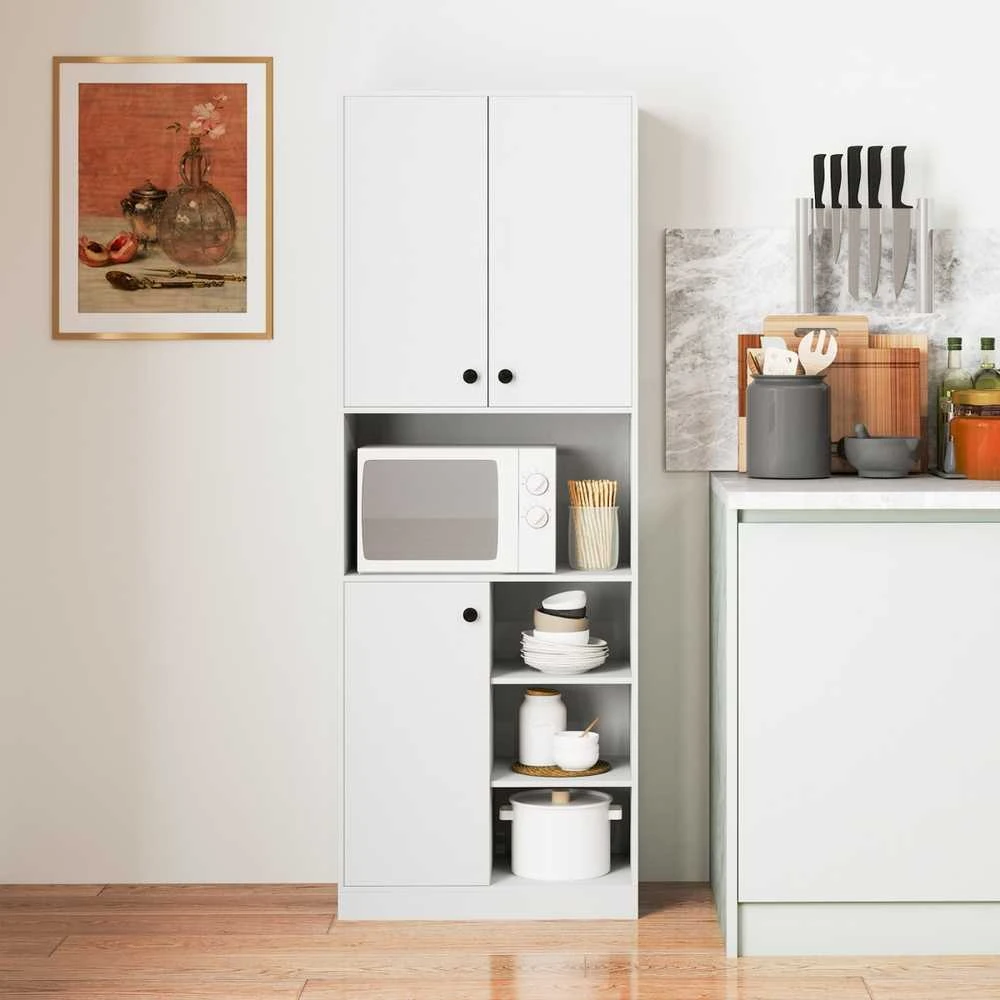 Promotions Virtuvės sandėliavimo spinta, 60x33x166 cm, balta