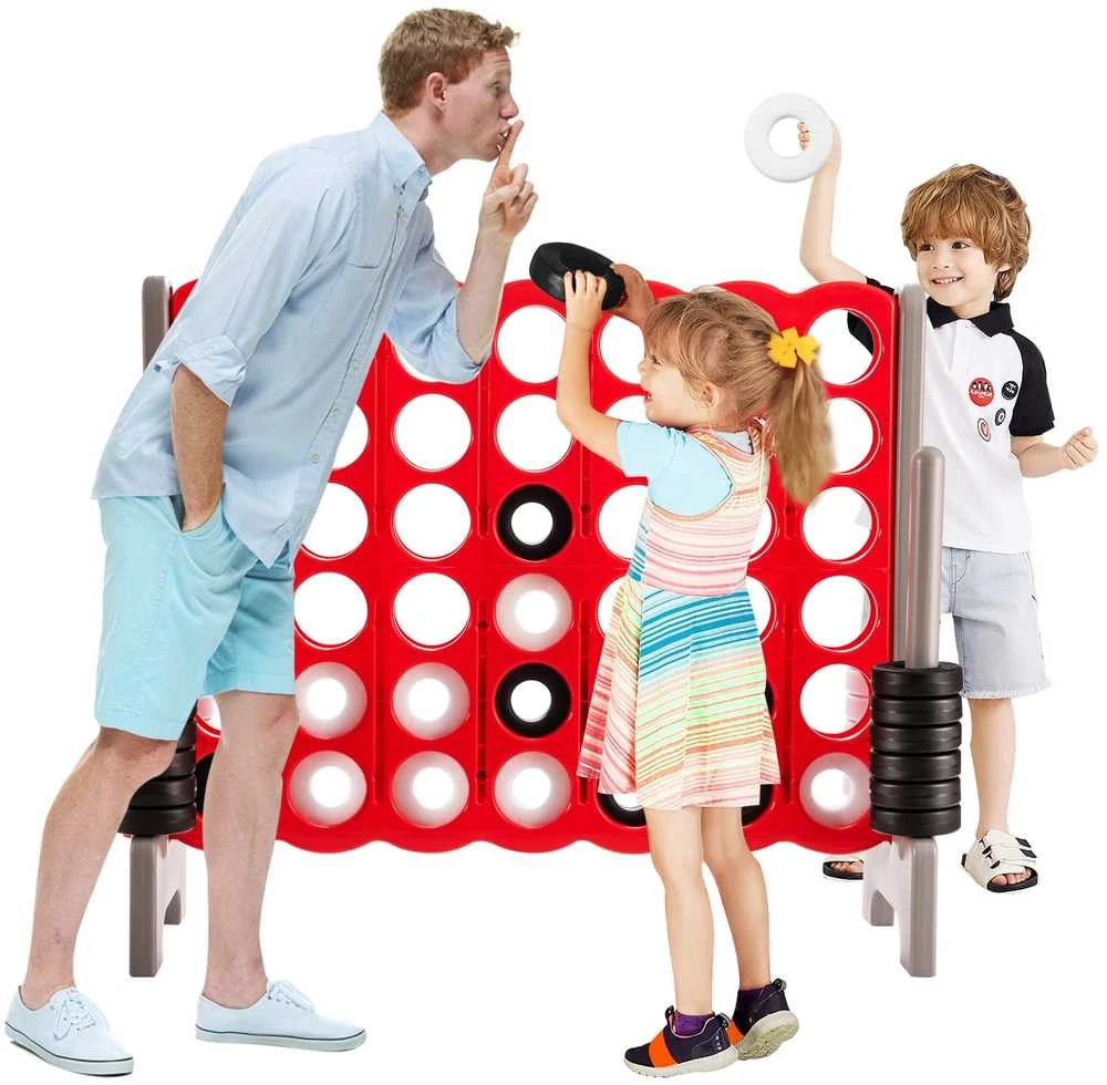 Promotions Milžiniškų žaidimų rinkinys, Jumbo 4 į eilę, 120.7x43.2x104.1 cm