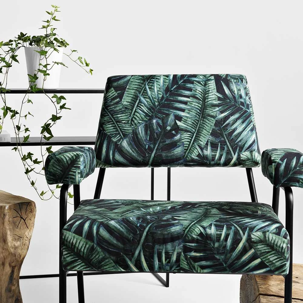 Customform Fotelis, Simple Tropicalvives, Juodas