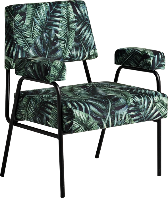Customform Fotelis, Simple Tropicalvives, Juodas