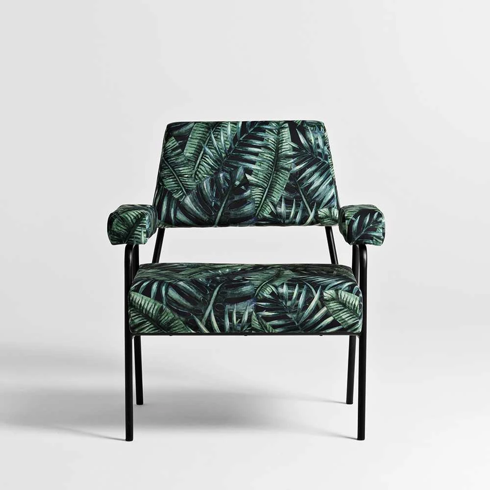 Customform Fotelis, Simple Tropicalvives, Juodas
