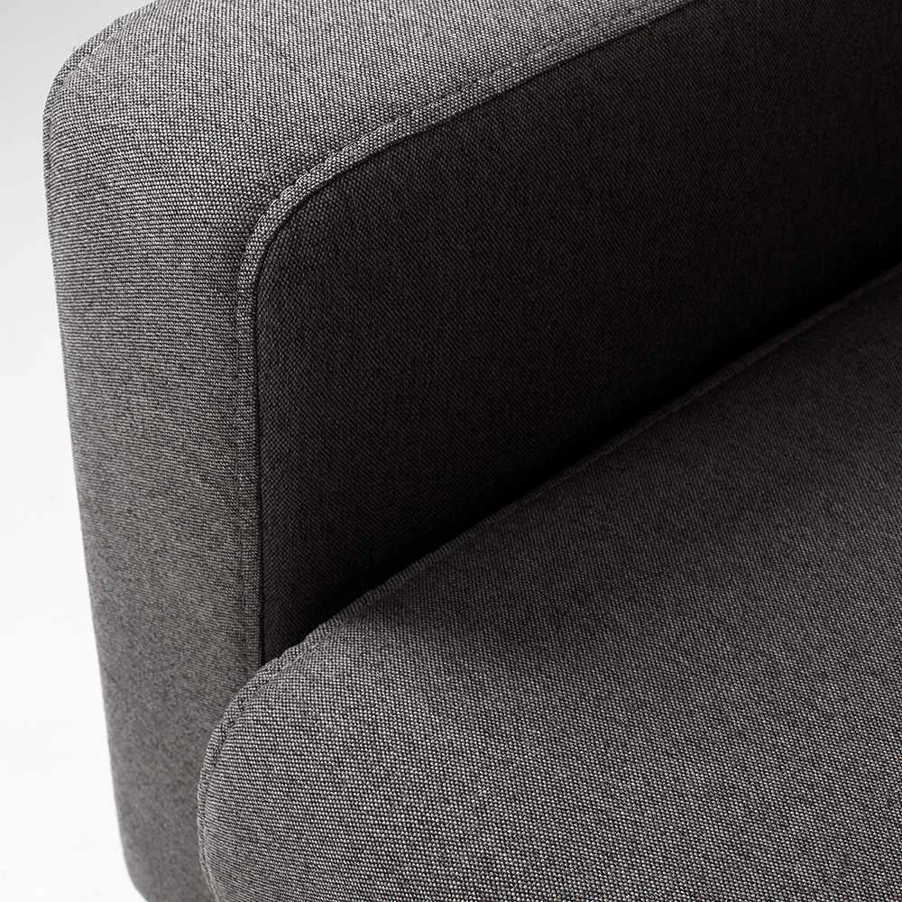 Sofa Customform Fotelis, TOPIC Sea Breeze, 87x83 cm, Juodas