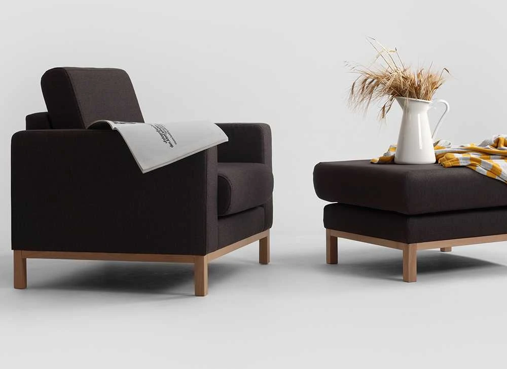 Customform Fotelis, Willy, 110x68 cm, Mėlyna