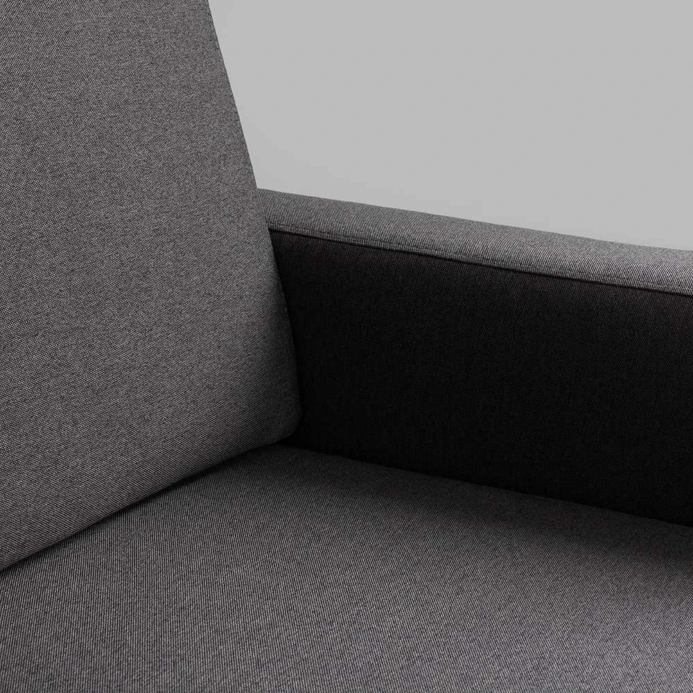 Sofa Customform Fotelis, Willy, 97x110 cm, Riešutinis
