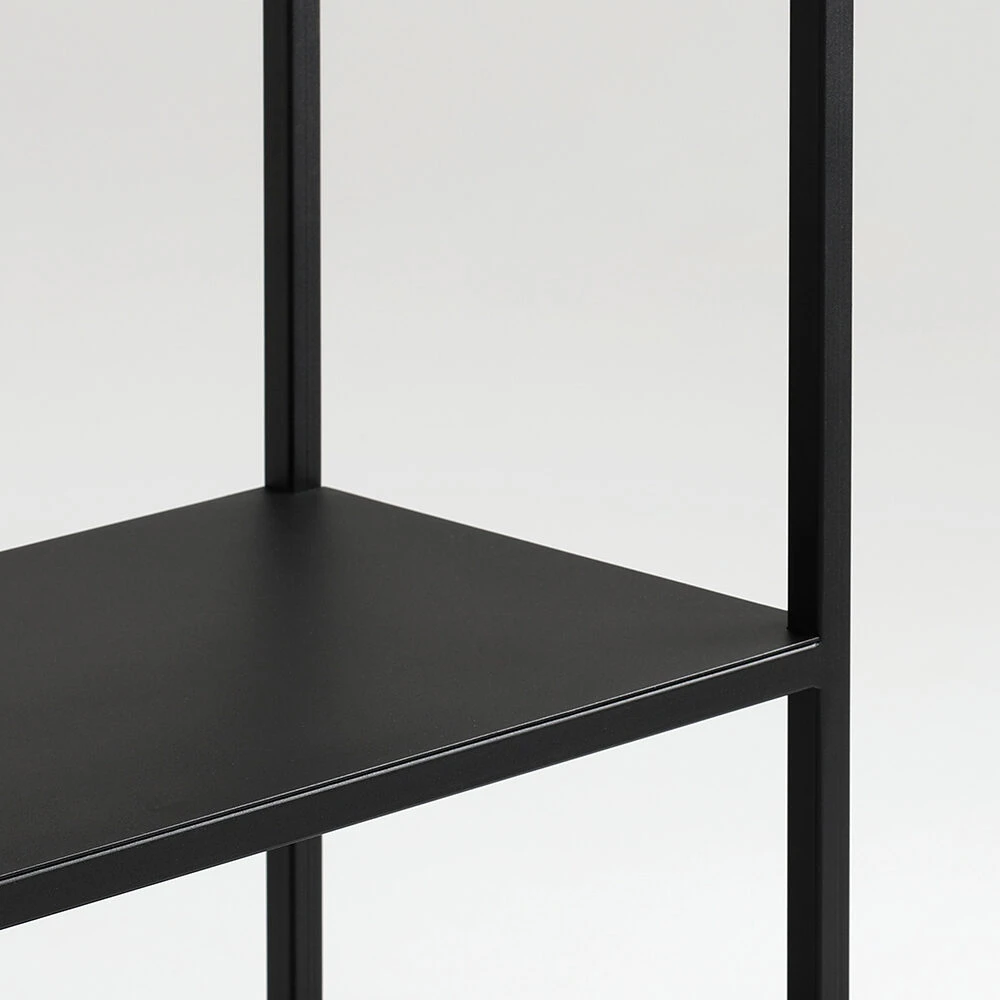 Customform Gėlių vazonas, Palmus, 100x35 cm, Juoda