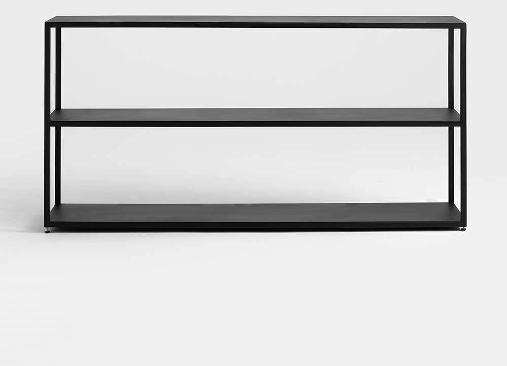 Customform Gėlių vazonas, Palmus, 100x35 cm, Juoda