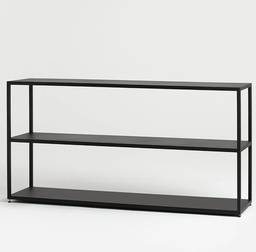 Customform Gėlių vazonas, Palmus, 100x35 cm, Juoda