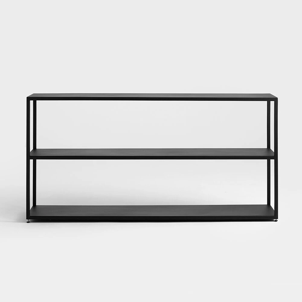 Customform Gėlių vazonas, Palmus, 100x35 cm, Juoda