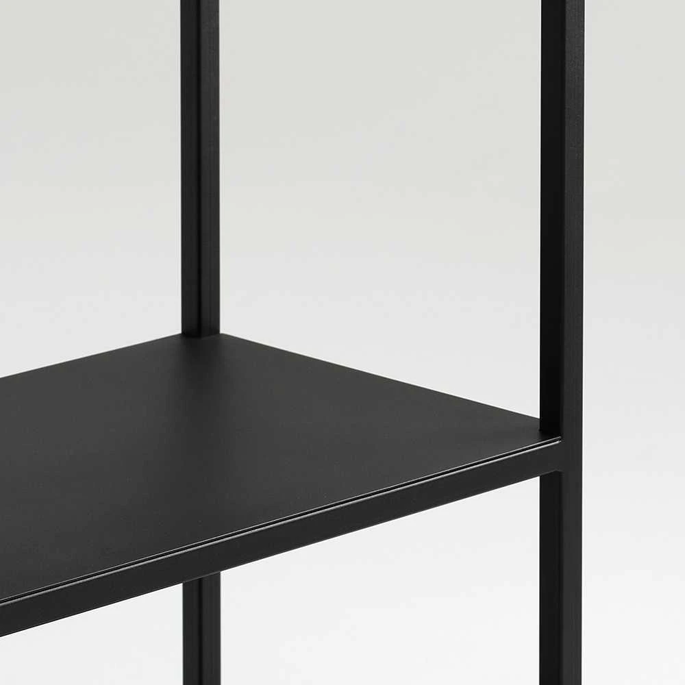 Customform Gėlių vazonas, Palmus, 100x35 cm, Juoda