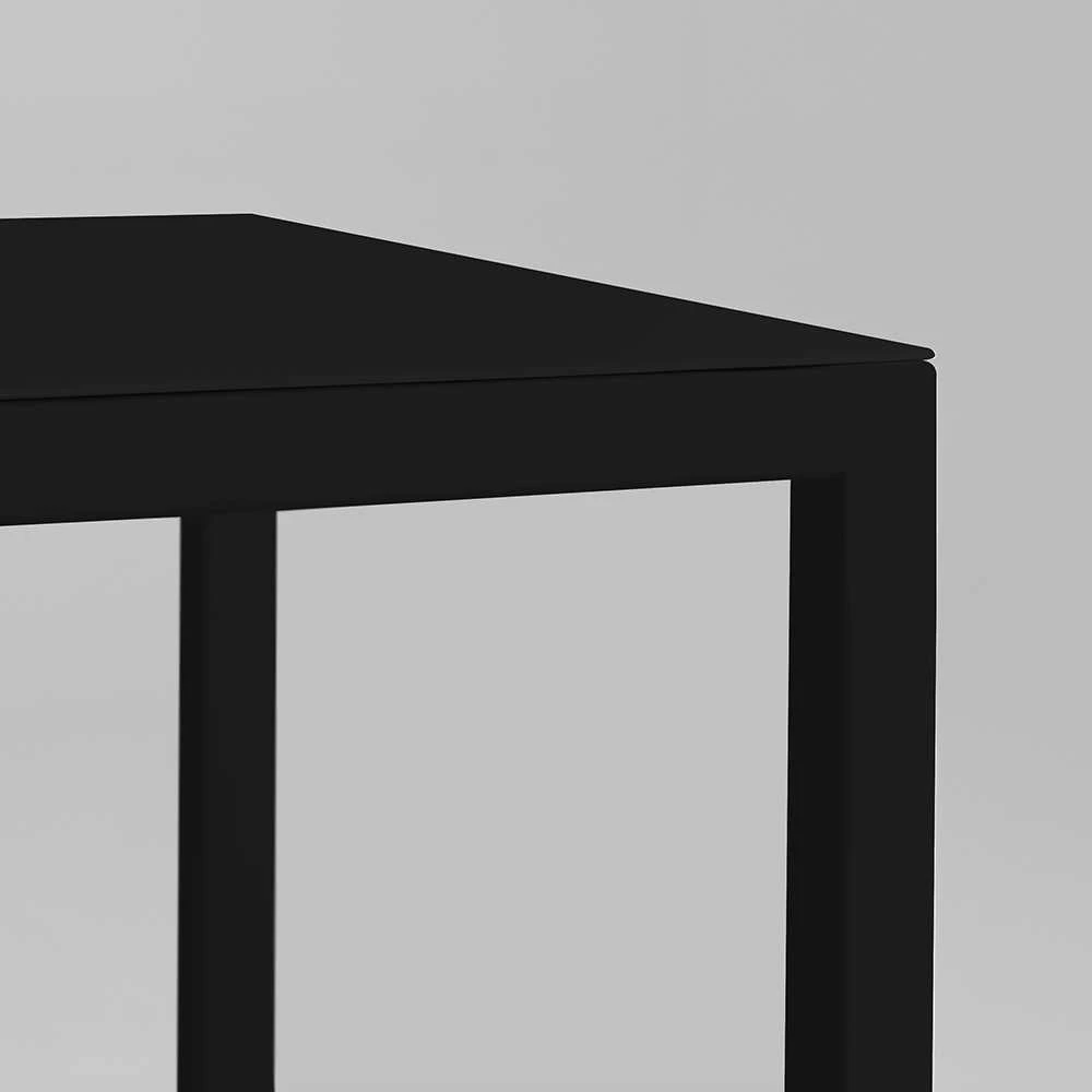 Customform Gėlių vazonas, Palmus, 100x35x35 cm, Juodas