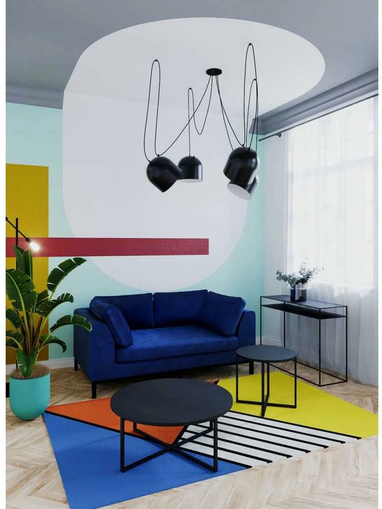 Customform Grindų lempa, TWIGO FLOOR 2, 43x43x160 cm, Juoda