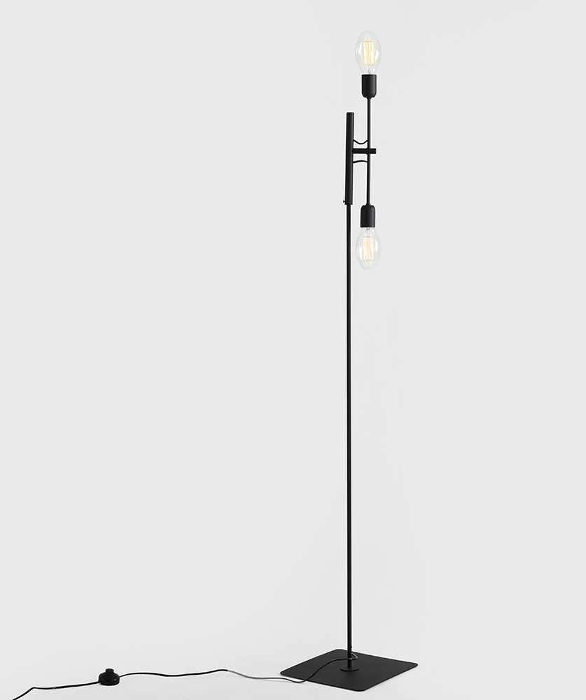 Customform Grindų lempa, TWIGO FLOOR 2, 43x43x160 cm, Juoda