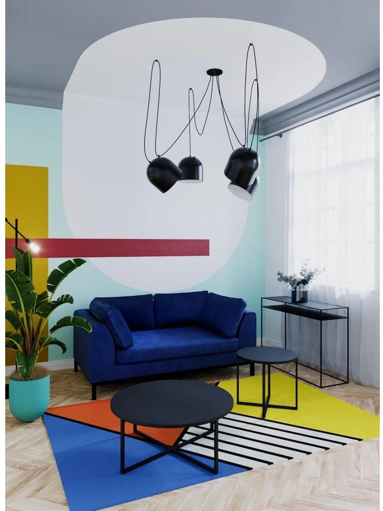 Customform Grindų lempa, TWIGO FLOOR 2, 43x43x160 cm, Juoda