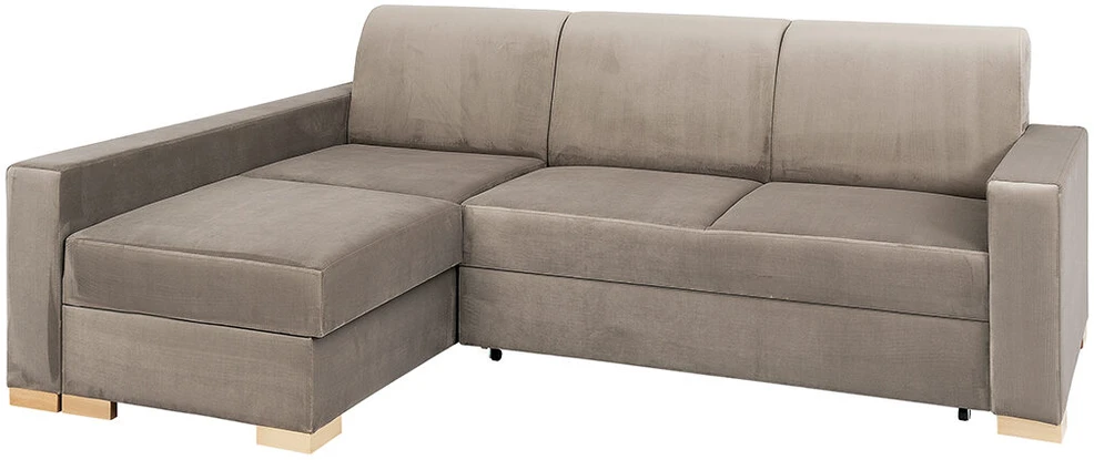 Customform Kampinė Sofa-Lova, STABLE, 95x232 cm, Bežinė