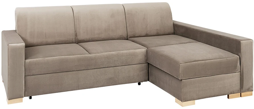 Customform Kampinė Sofa-Lovalaukė, STABLE R, 0.95x2.32 m, Bežinė