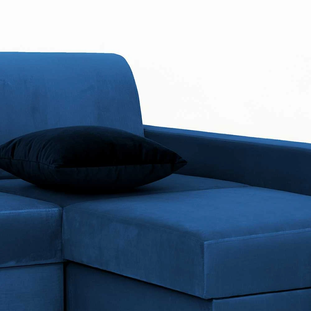 Customform Kampinė Sofa-Lovalaukė, STABLE R, 95x232 cm, Spanguolių Mėlyna
