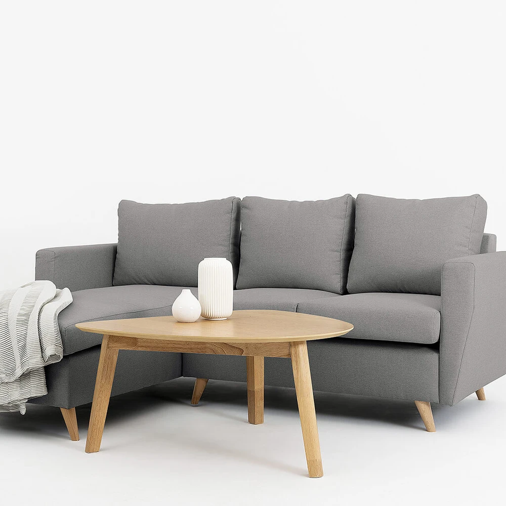 Customform Kampinė Sofa, LOVER L, 0.9x1.89 m, Pilka