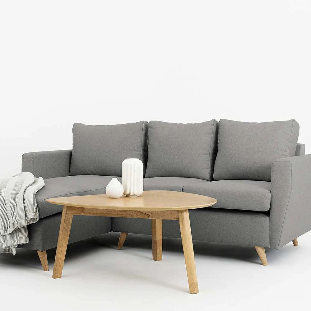 Customform Kampinė Sofa, LOVER L, 0.9x1.89 m, Pilka