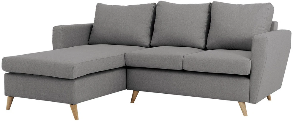 Customform Kampinė Sofa, LOVER L, 0.9x1.89 m, Pilka