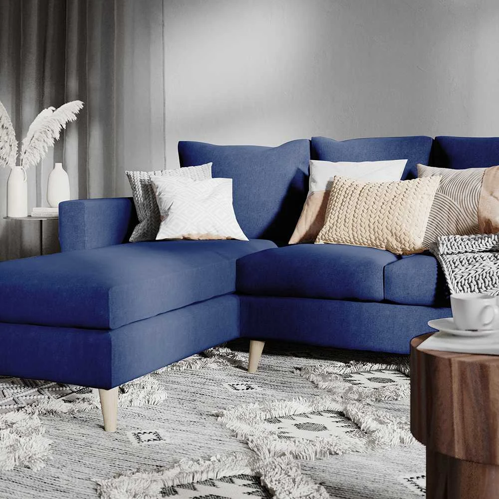 Customform Kampinė Sofa, LOVER L, 0.9x1.89 m, Rašalinis