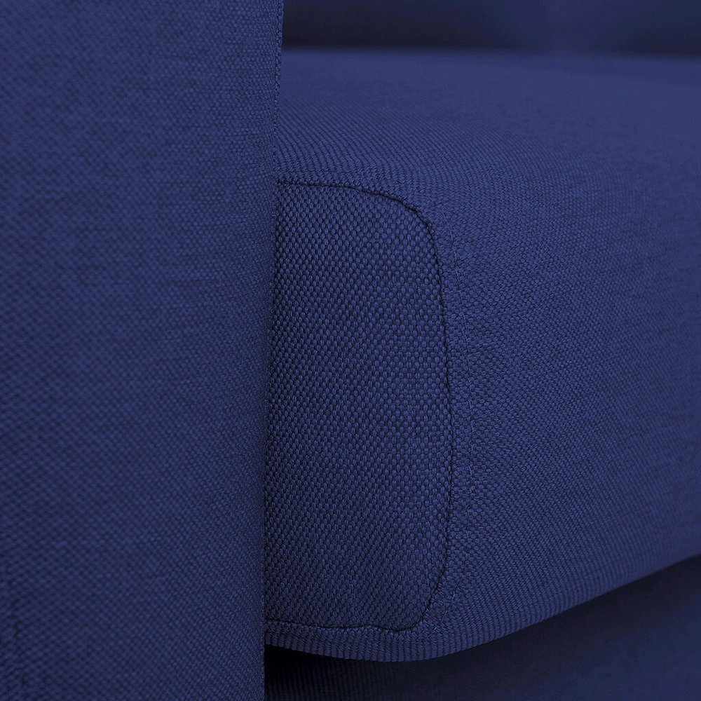 Customform Kampinė sofa, LOVER R, 0.9x1.89 m, Rašalinė