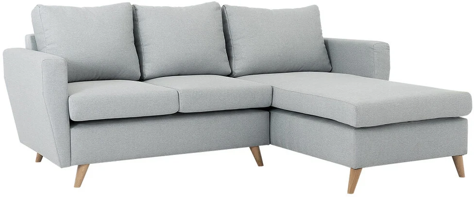 Customform Kampinė sofa, LOVER R, 0.9x1.89 m, Pilka