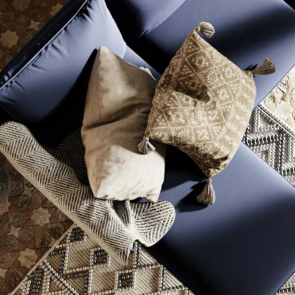 Customform Kampinė Sofa, POSH L JUODA, 89x210 cm, Juoda