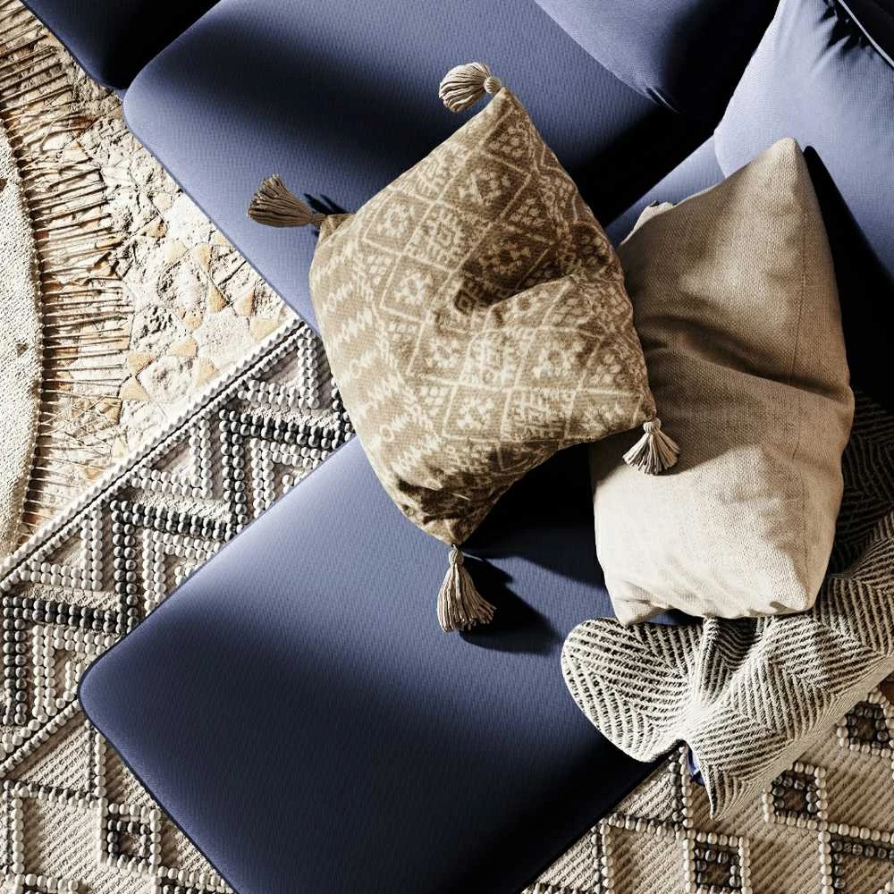 Customform Kampinė sofa, POSH P Juodas, 89x210 cm, Juoda