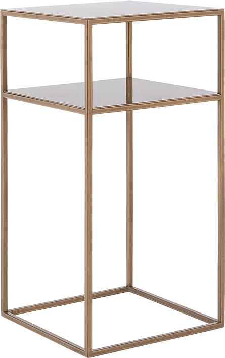Customform Kavos Stalas, TENSIO 2 AUKŠTO METALAS 30, 0.3x0.3x0.6 m, Auksinis