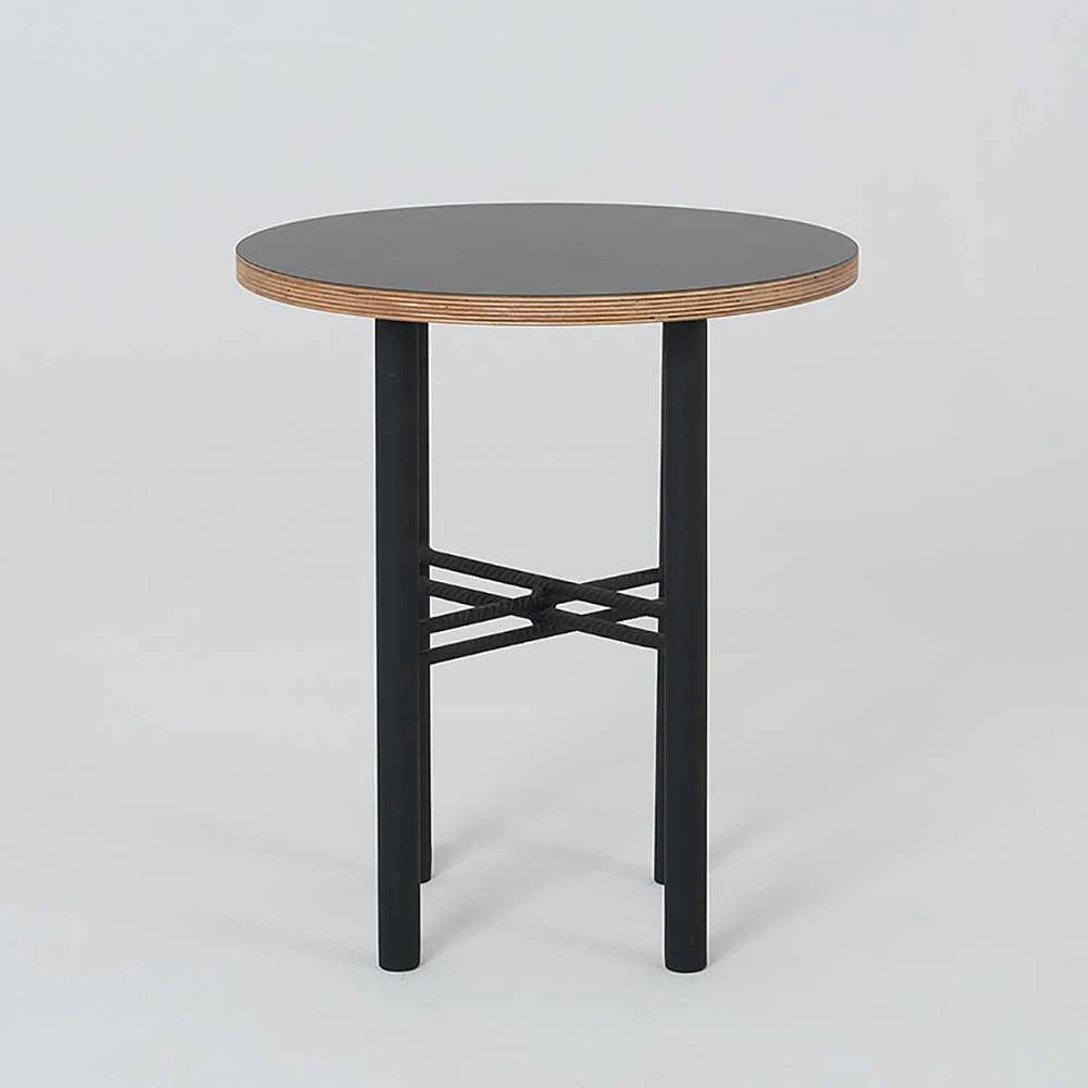 Customform Kavos stalas, WALT WOOD 80, 80x80x45 cm, Juoda