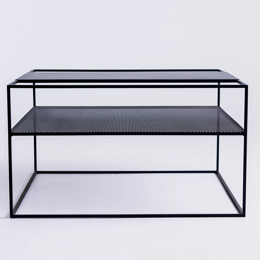 Customform Kavos staliukas, DARYL METAL 60, 0.6x0.6x0.45 m, Juodas