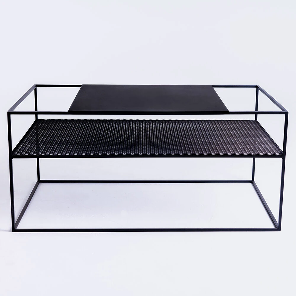 Customform Kavos staliukas, DARYL METAL 55, 0.55x0.55x0.55 m, Balta