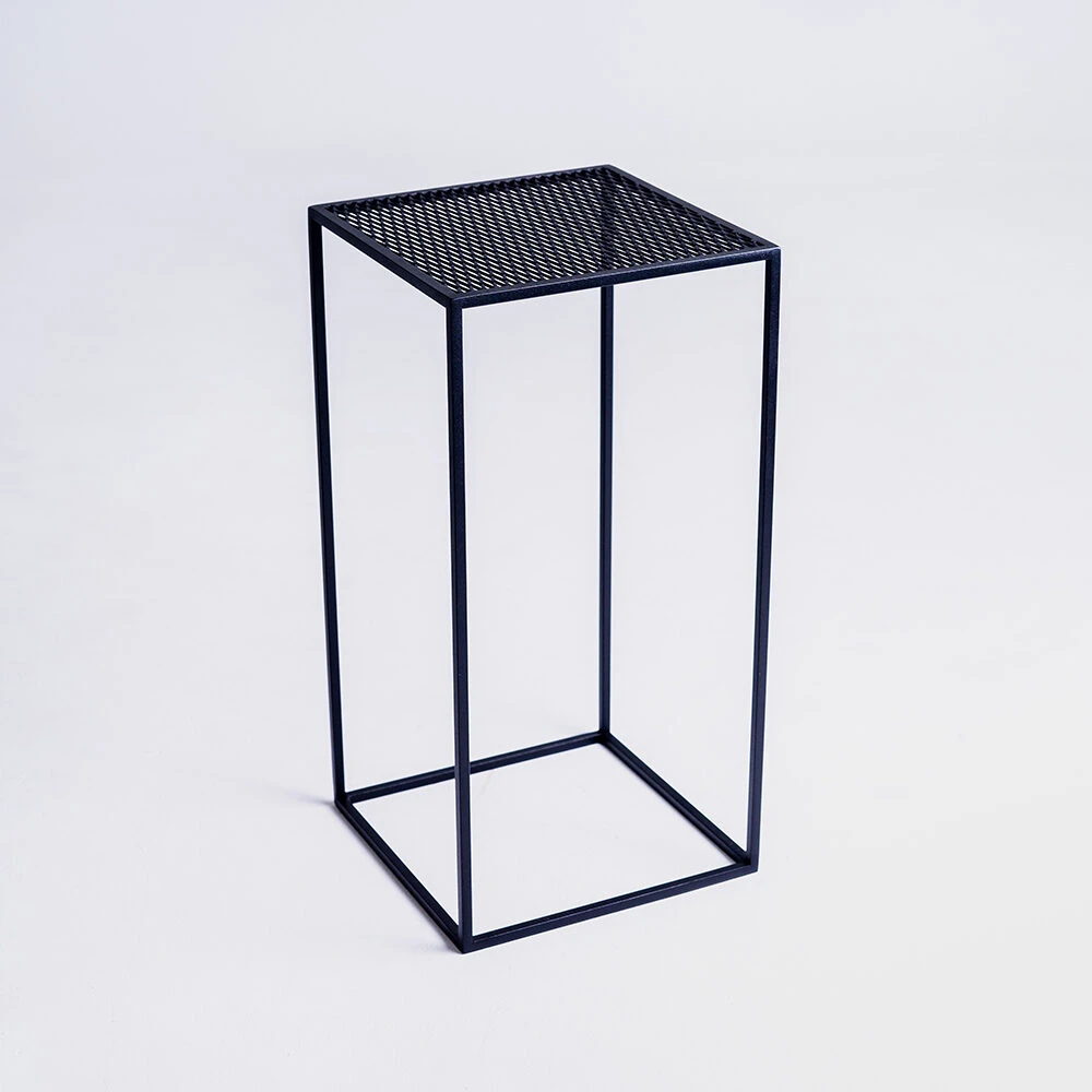 Customform Kavos staliukas, DARYL METAL 140, 0.8x1.4 m, Juodas