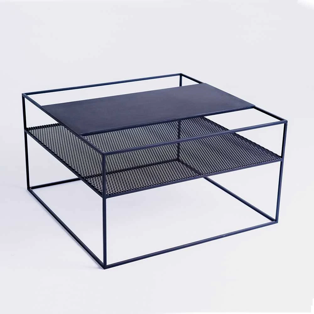 Customform Kavos staliukas, DARYL METAL 60, 0.6x0.6x0.45 m, Juodas