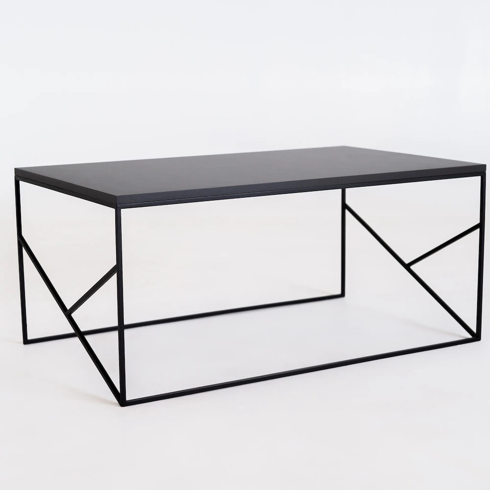 Customform Kavos staliukas, Fancy Basic, 100x60 cm, juodas