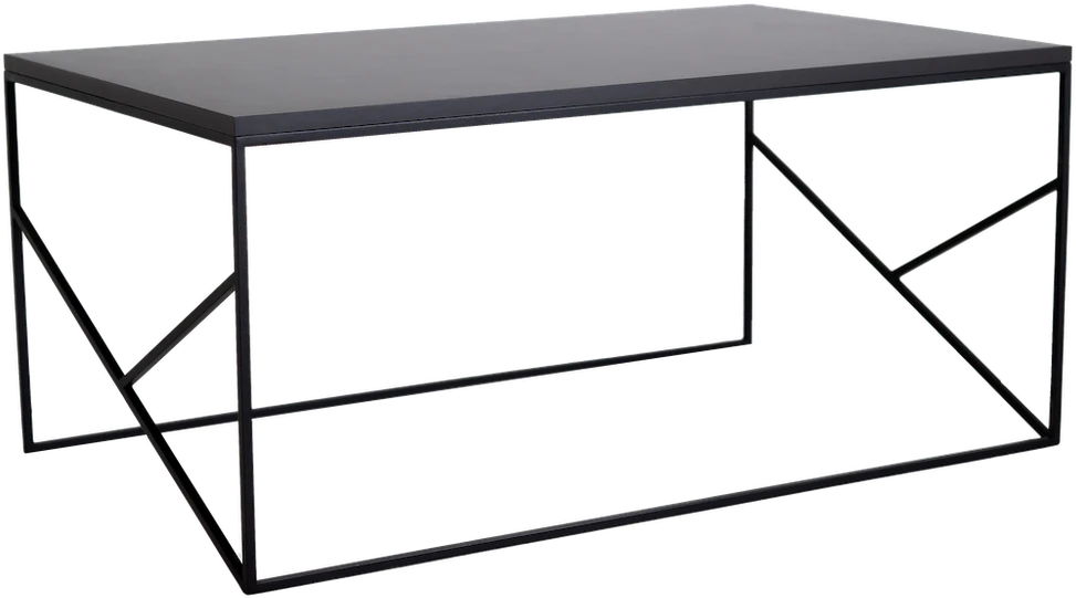 Customform Kavos staliukas, Fancy Basic, 100x60 cm, juodas