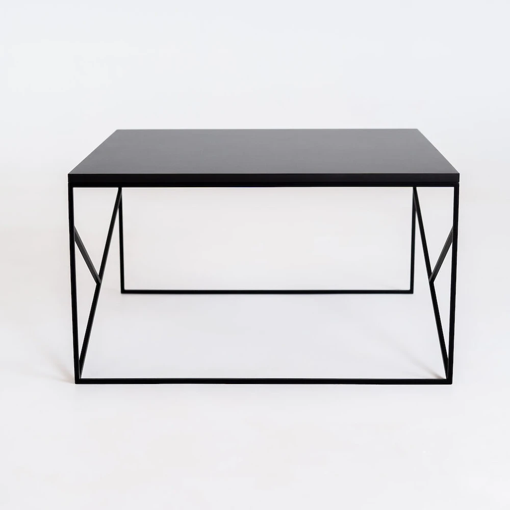 Customform Kavos staliukas, Fancy Basic, 80x80 cm, juodas