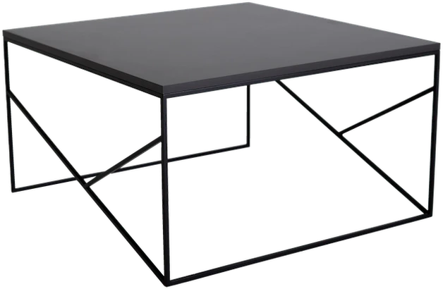 Customform Kavos staliukas, Fancy Basic, 80x80 cm, juodas