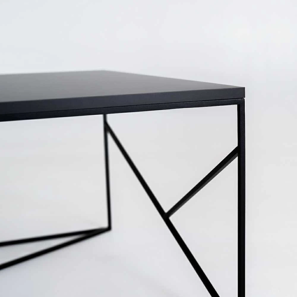 Customform Kavos staliukas, Fancy Basic, 140x80 cm, juodas