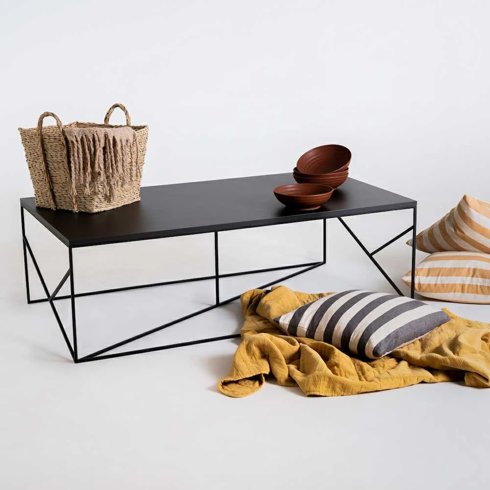 Customform Kavos staliukas, Fancy Basic, 140x80 cm, juodas