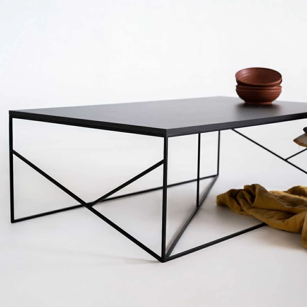 Customform Kavos staliukas, Fancy Basic, 140x80 cm, juodas