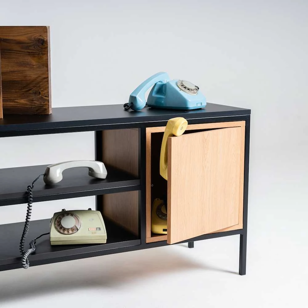 Customform Kavos staliukas, MATRIX METAL 50, 50x50x45 cm, Juodas