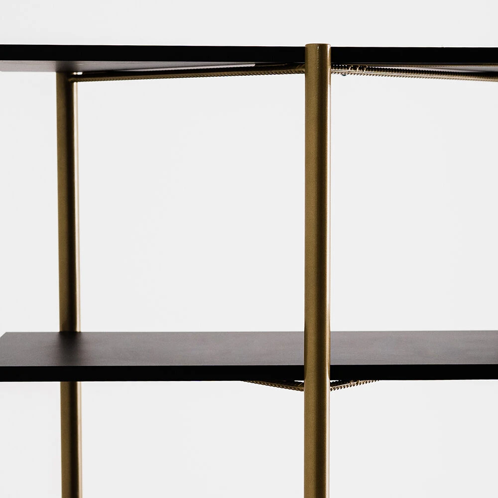 Customform Kavos staliukas, MATRIX METAL 80, 80x80x45 cm, Juodas