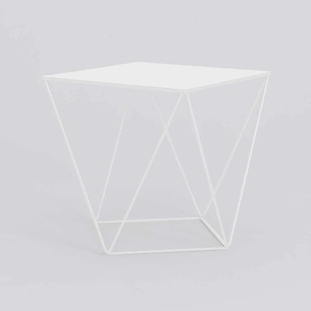 Customform Kavos staliukas, MEMO SOLID WOOD 80, 0.8x0.8x0.45 m, Juodas