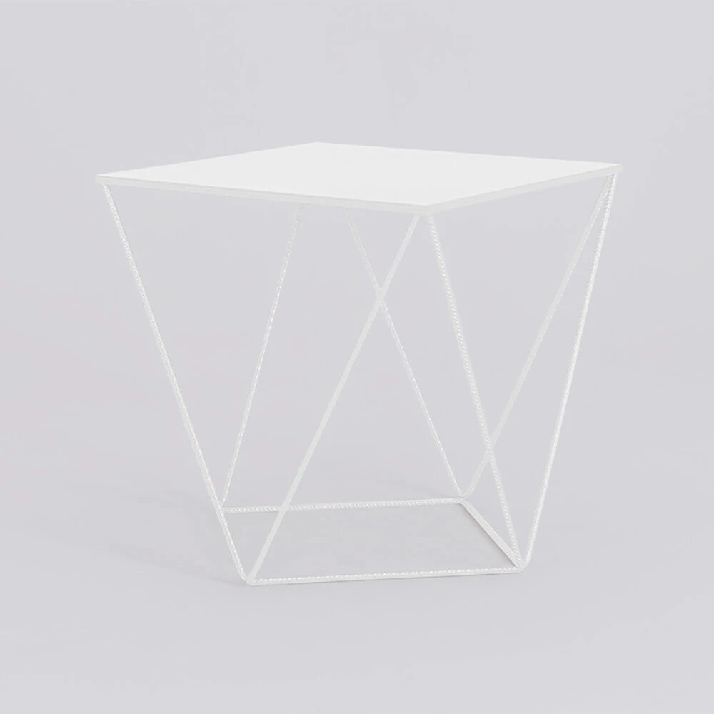 Customform Kavos staliukas, MEMO SOLID WOOD 80, 0.8x0.8x0.45 m, Juodas