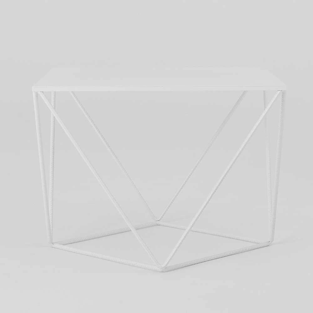 Customform Kavos staliukas, MEMO SOLID WOOD, 100x100 cm, Juodas