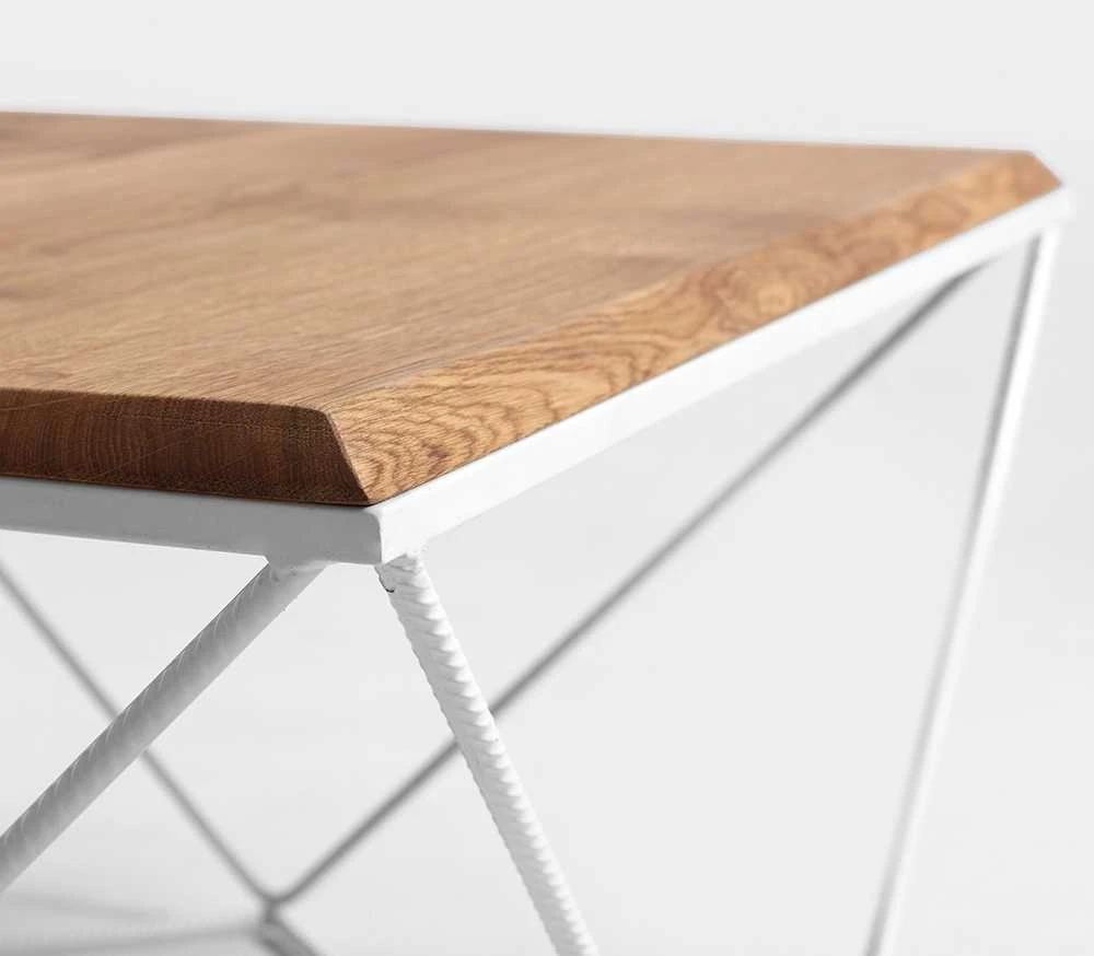Customform Kavos staliukas, MEMO WOOD 140, 80x140 cm, Juodas