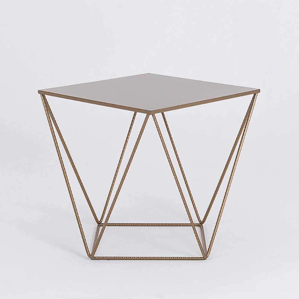 Customform Kavos staliukas, MEMO WOOD 50, 50x50x45 cm, Juodas